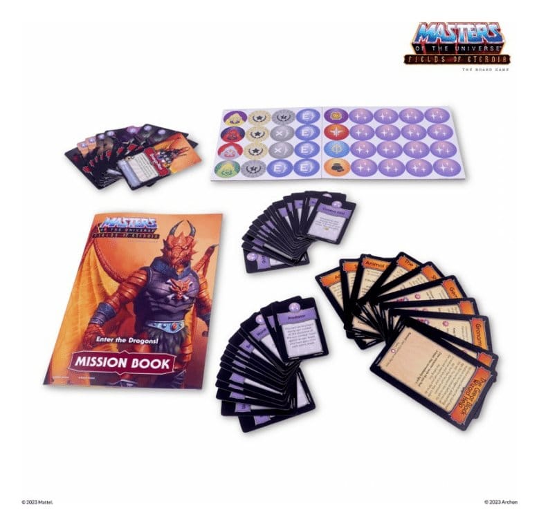 Masters of the Universe Expansión del Juego de Mesa Fields of Eternia - Enter the Dragons! *Edición Inglesa*