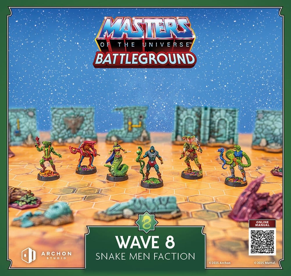Masters of the Universe: Battleground Juego de Miniaturas Wave 8: Snake Men Faction *Edición Francés*