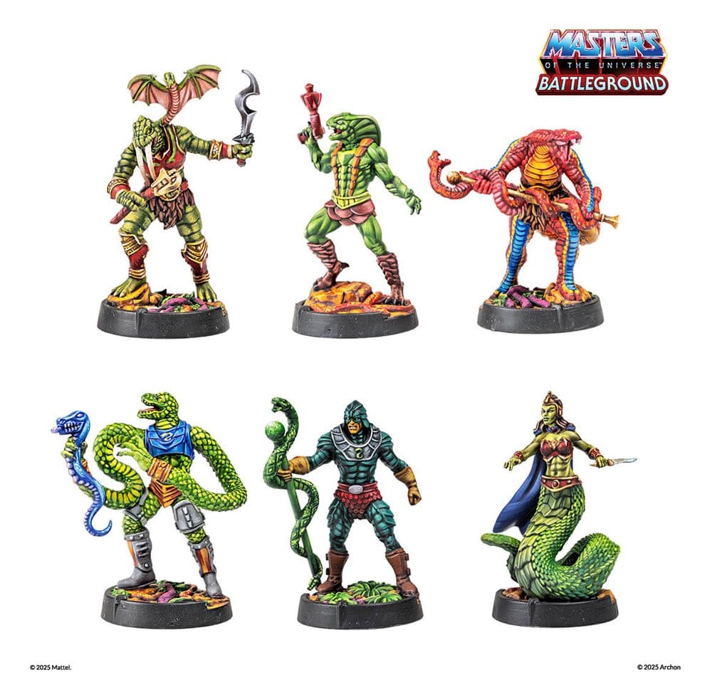 Masters of the Universe: Battleground Juego de Miniaturas Wave 8: Snake Men Faction *Edición Español*