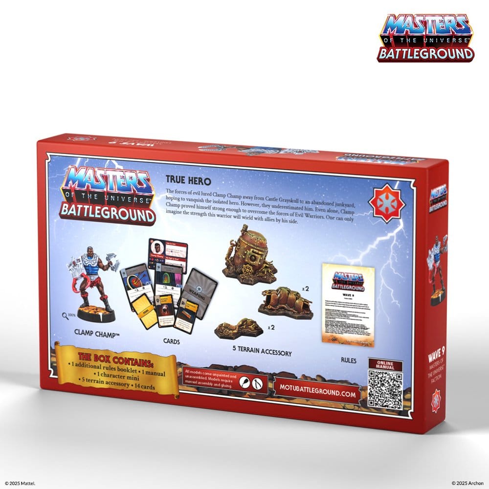 Masters of the Universe: Battleground Juego de Miniaturas Wave 9: Masters of the Universe Faction *Edición Español*
