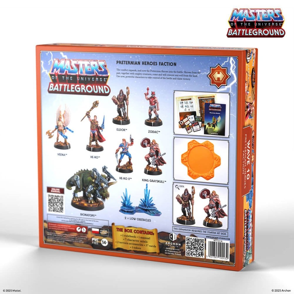 Masters of the Universe: Battleground Juego de Miniaturas Wave 10: Preternian Heroes Faction *Edición Inglés*