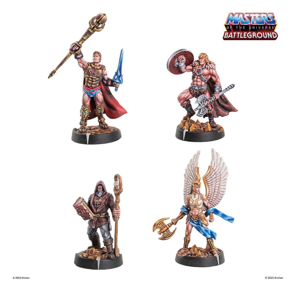 Masters of the Universe: Battleground Juego de Miniaturas Wave 10: Preternian Heroes Faction *Edición Inglés*