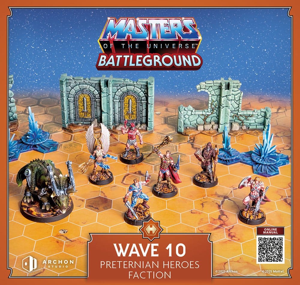 Masters of the Universe: Battleground Juego de Miniaturas Wave 10: Preternian Heroes Faction *Edición Francés*