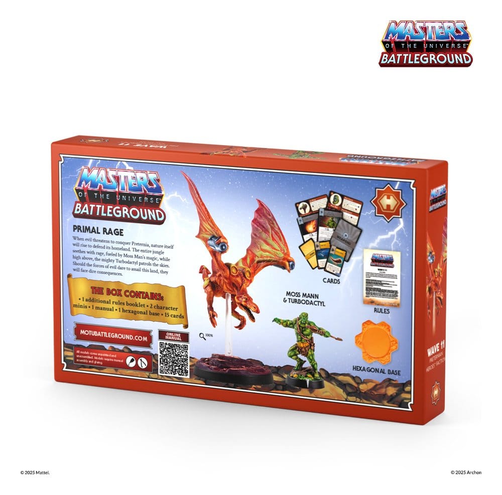 Masters of the Universe: Battleground Juego de Miniaturas Wave 11: Preternian Heroes Moss Man / Turbodactyl *Edición Francés*