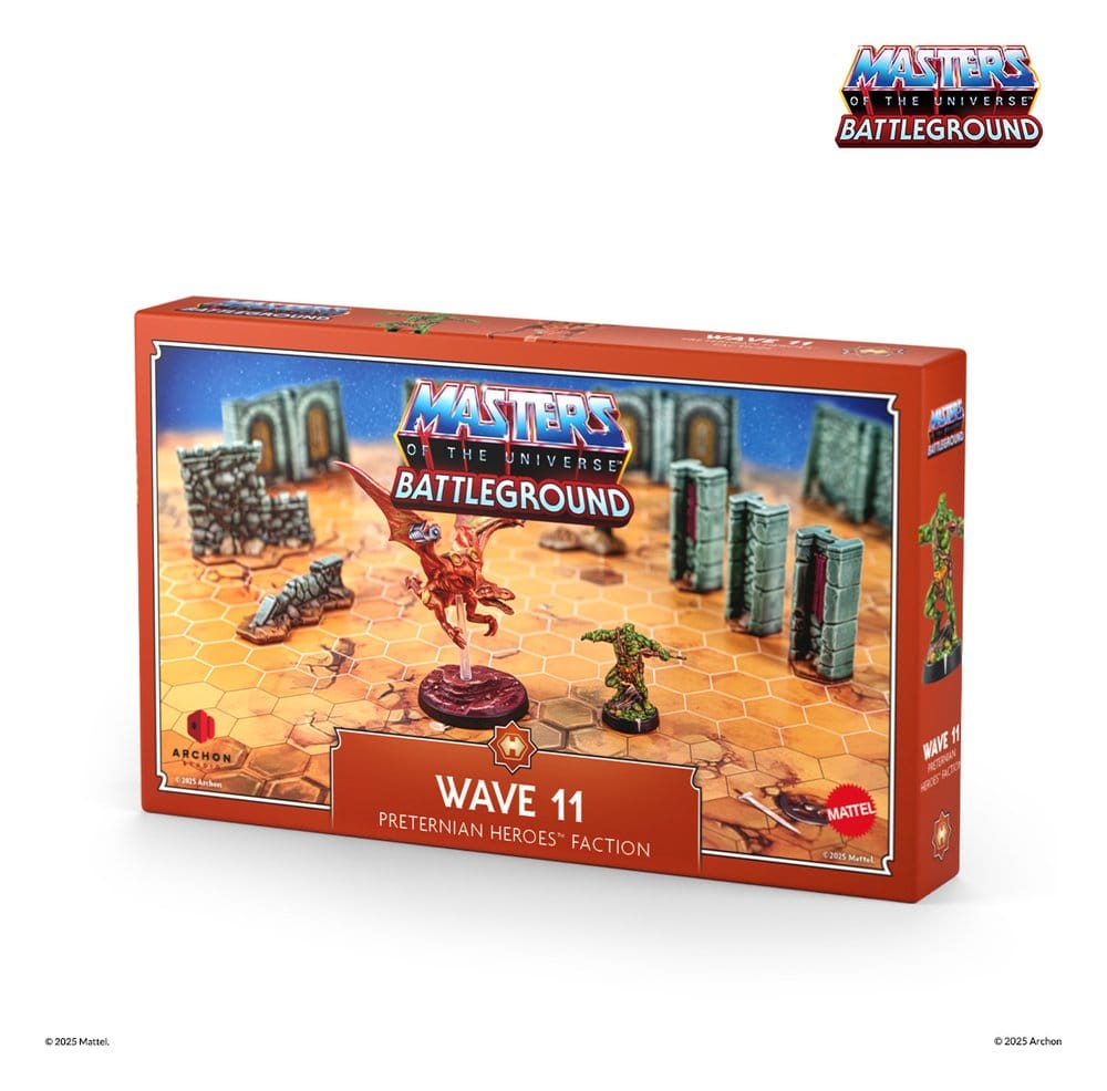 Masters of the Universe: Battleground Juego de Miniaturas Wave 11: Preternian Heroes Moss Man / Turbodactyl *Edición Italiano*