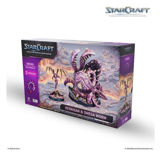 StarCraft TMG Héroe Set de Expansión Zerg: Kerrigan & Omega Worm