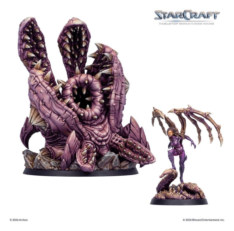 StarCraft TMG Héroe Set de Expansión Zerg: Kerrigan & Omega Worm