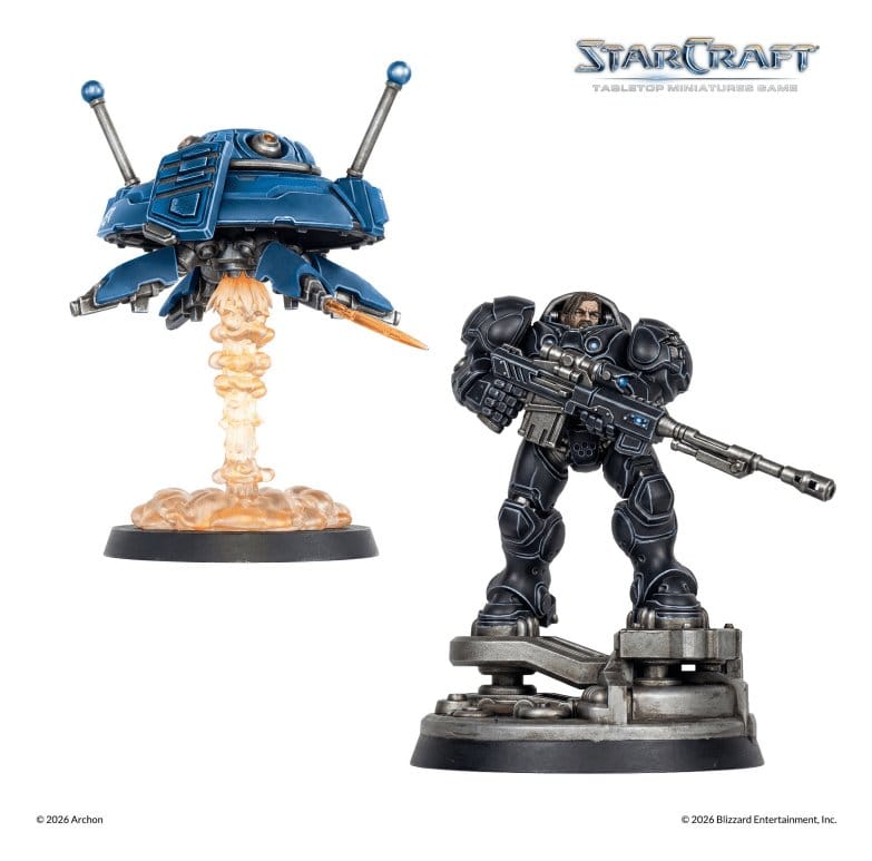 StarCraft TMG Héroe Set de Expansión Terran: Jim Raynor & Point Defense Drone