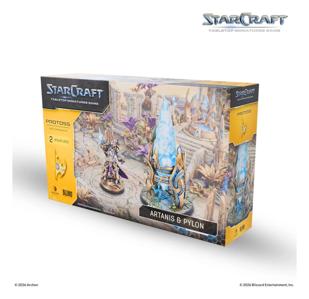 StarCraft TMG Héroe Set de Expansión Protoss: Artanis & Pylon