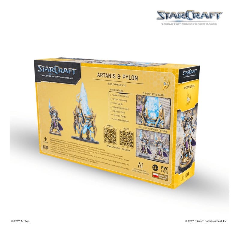 StarCraft TMG Héroe Set de Expansión Protoss: Artanis & Pylon