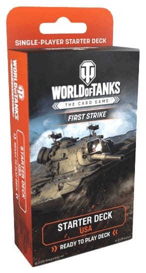 World of Tanks TCG First Strike Mazo de Inicio USA *Edición Inglés*