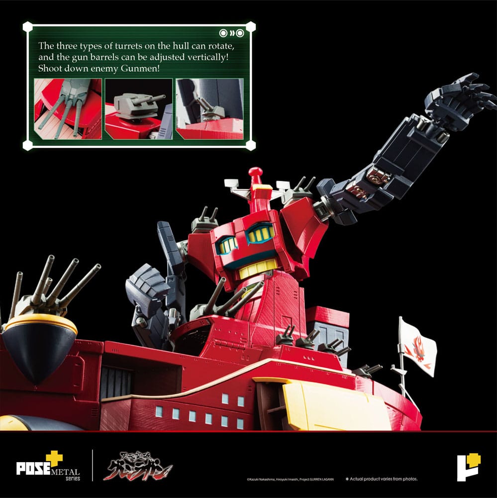 Tengen Toppa Gurren Lagann Estatua POSE+METAL series Dai-Gurren 33 cm - Z POP Toys