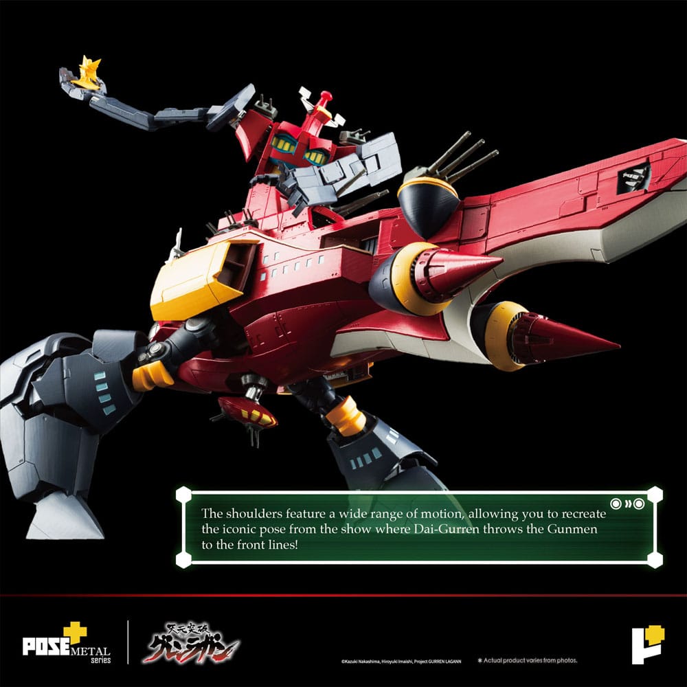 Tengen Toppa Gurren Lagann Estatua POSE+METAL series Dai-Gurren 33 cm - Z POP Toys