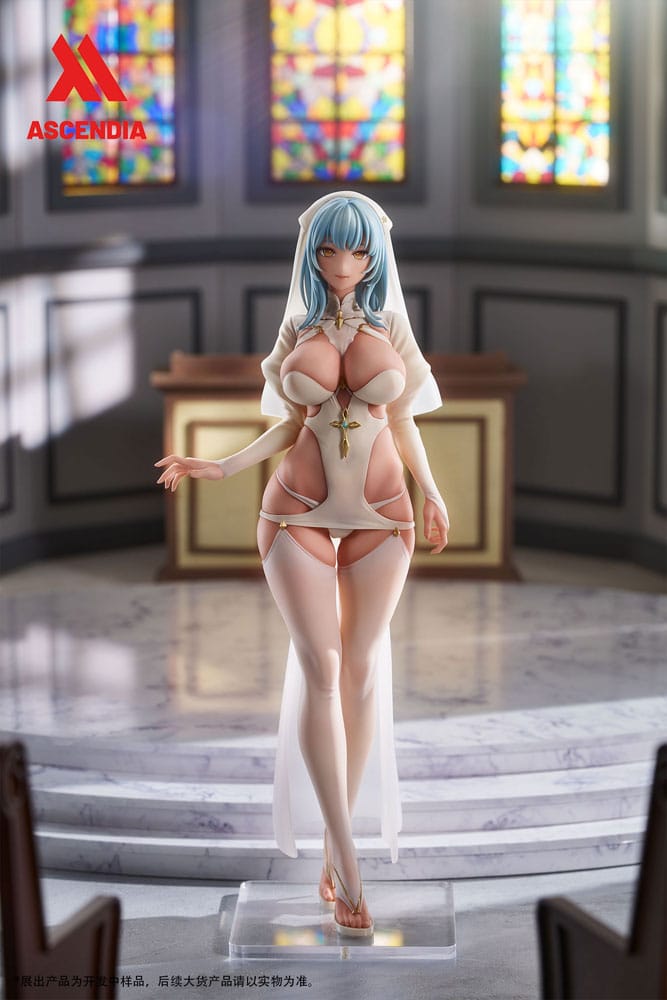 Original Character Pack de 2 Statues PU 1/6 Lily Nun & Emily Nurse Illustration by Chowbie 26 cm - Z POP Toys