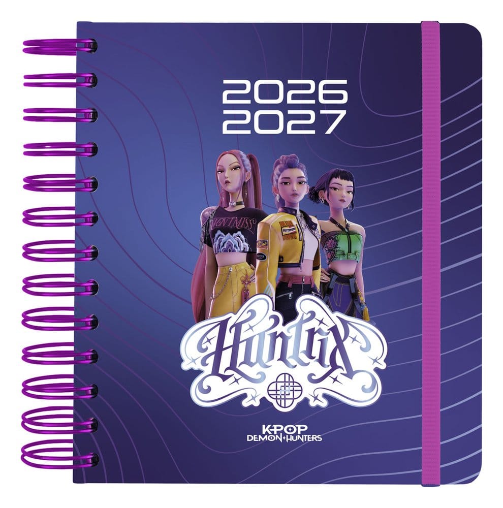 Las guerreras K-pop Agenda Escolar Agenda diaria 2026/2027 A5