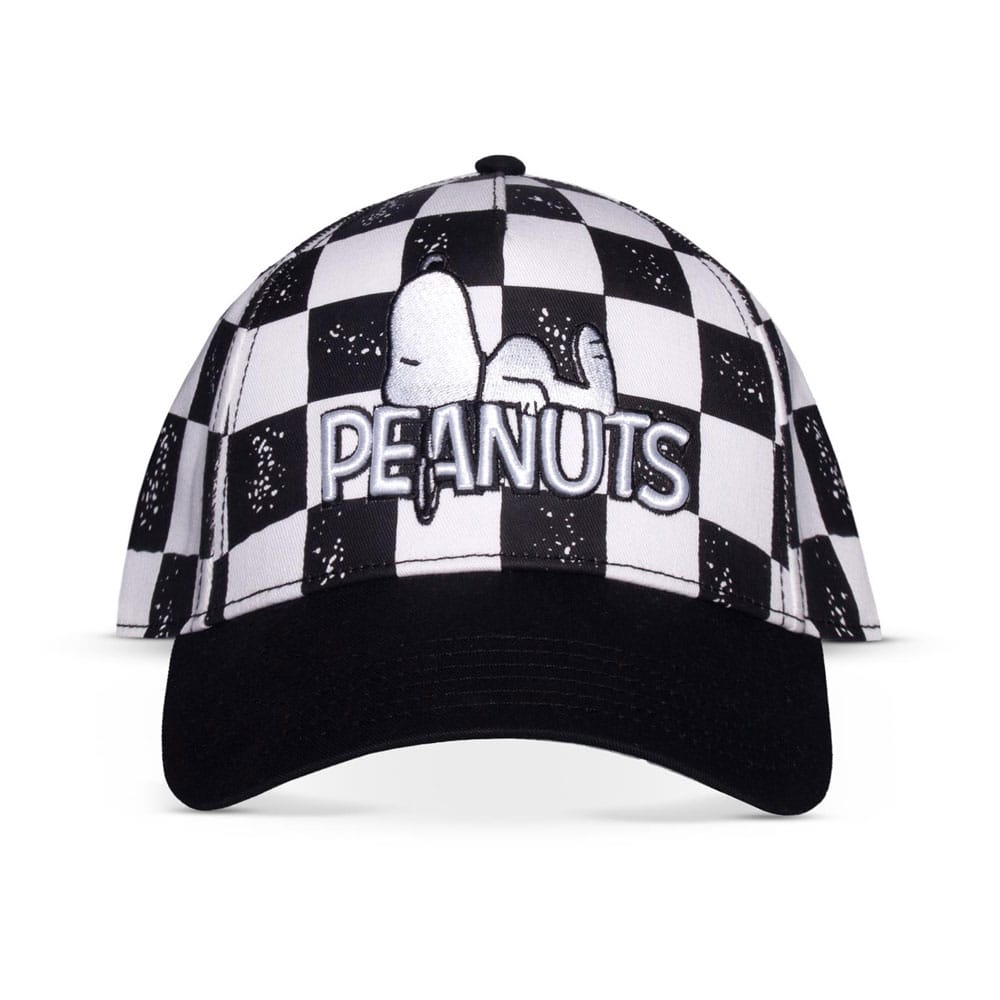 Peanuts Gorra Béisbol Checkerboard Logo