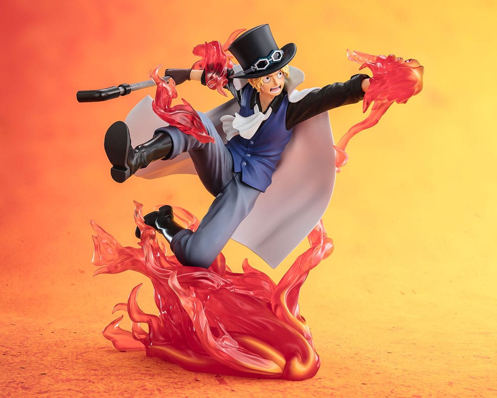 One Piece Figuarts ZERO Extra Battle Estatua PVC Sabo Fire Fist Rook Check 19 cm