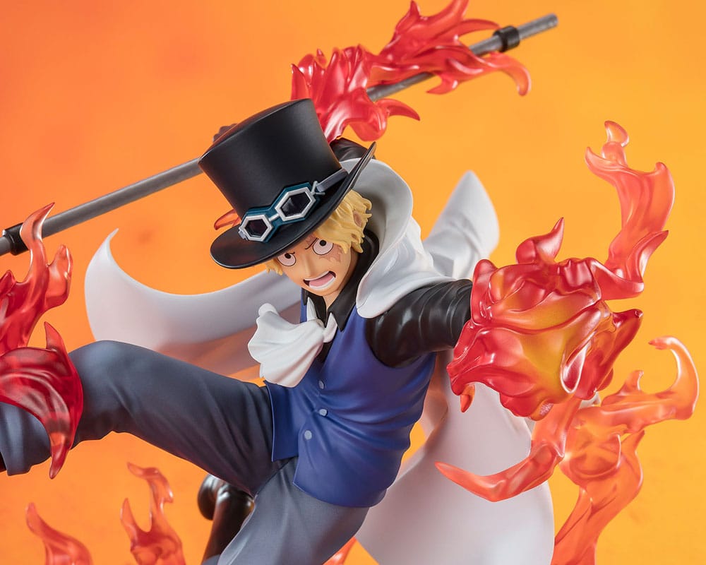 One Piece Figuarts ZERO Extra Battle Estatua PVC Sabo Fire Fist Rook Check 19 cm
