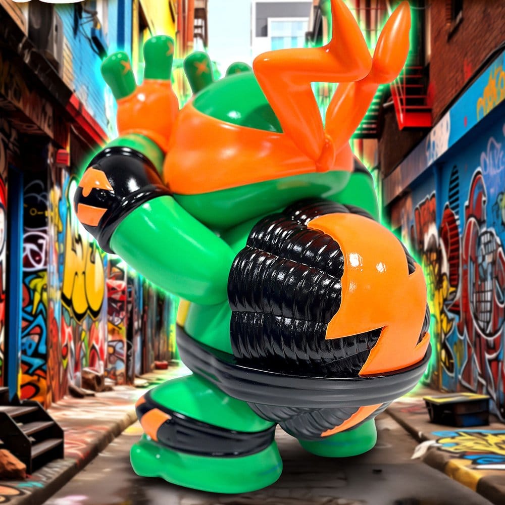 Las Tortugas Ninja x Grape Brain Figura de vinilo Michelangelo 24 cm