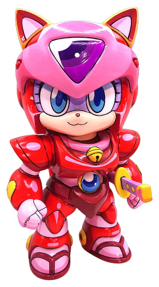 Samurai Pizza Cats Sofubi Addict Figura de vinilo Pururun (2nd Color Special Edition) 21 cm