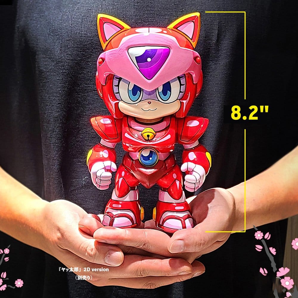 Samurai Pizza Cats Sofubi Addict Figura de vinilo Pururun (2nd Color Special Edition) 21 cm