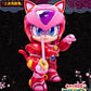 Samurai Pizza Cats Sofubi Addict Figura de vinilo Pururun (2nd Color Special Edition) 21 cm