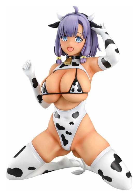 Nukitashi The Animation Estatua PVC 1/5 Misaki Hotori Cow print costume Tanned Ver. 22 cm - Z POP Toys