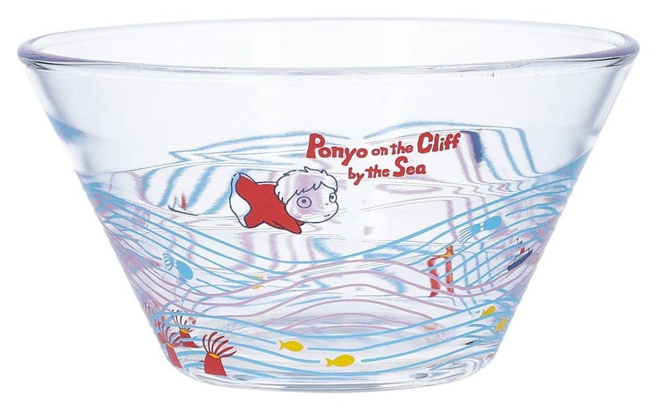 Gake no ue no Ponyo Cuenco de Vidrio Small Under the Sea