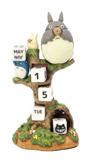 Mi vecino Totoro Estatua Three-wheeler Diorama / Calendar 11 cm *Edición inglés*