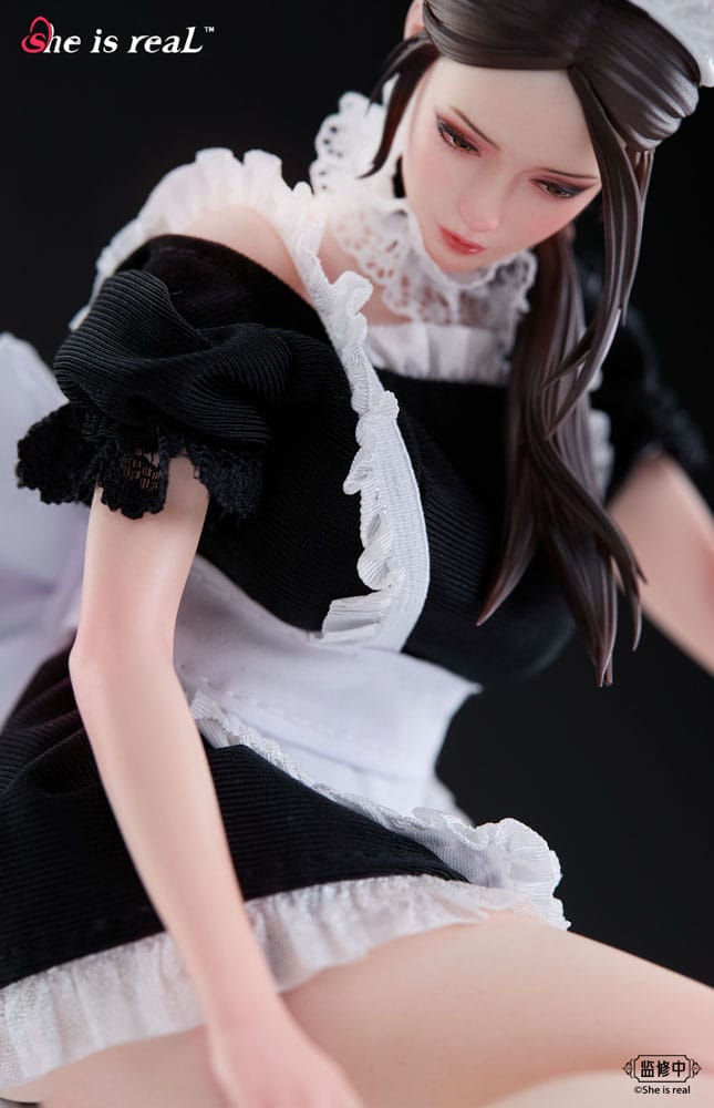 Original Character Estatua PVC Dress Series 1/6 She is real Water Droplet Maid 27 cm