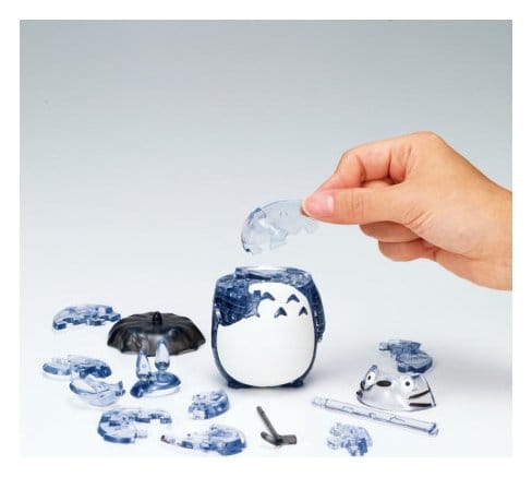 Mi vecino Totoro Kumukumu Figura de Cristal Totoro Umbrella
