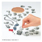 Nicky, la aprendiz de bruja Kumukumu Figura de Cristal Jiji