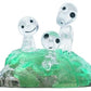 La princesa Mononoke Kumukumu Figura de Cristal Kodama