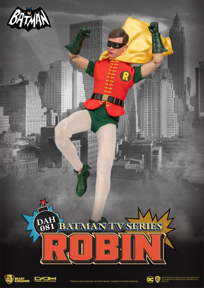 DC Comics Figura Dynamic 8ction Heroes 1/9 Batman TV Series Robin 24 cm