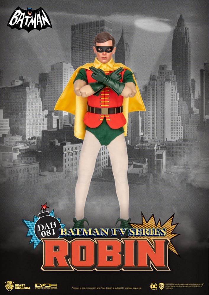 DC Comics Figura Dynamic 8ction Heroes 1/9 Batman TV Series Robin 24 cm