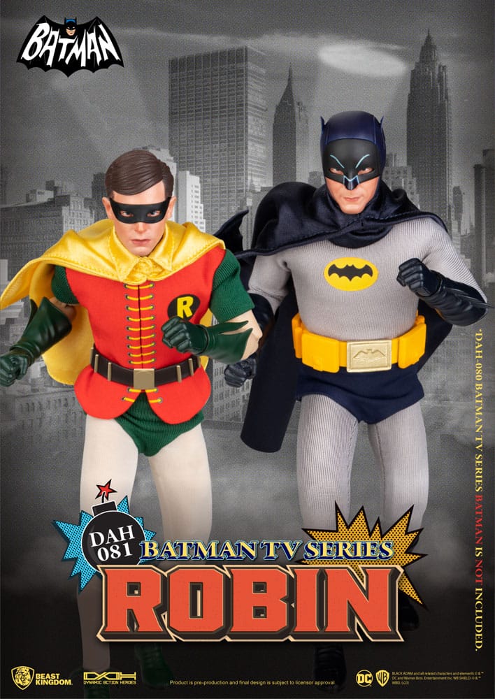 DC Comics Figura Dynamic 8ction Heroes 1/9 Batman TV Series Robin 24 cm