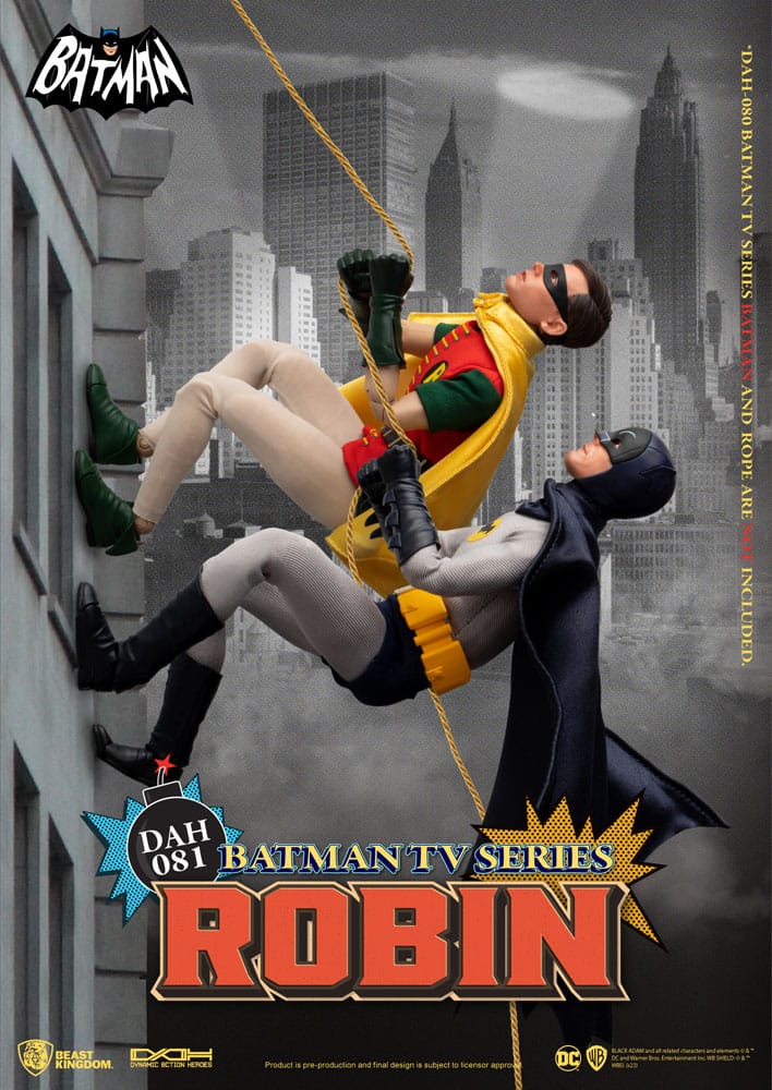 DC Comics Figura Dynamic 8ction Heroes 1/9 Batman TV Series Robin 24 cm
