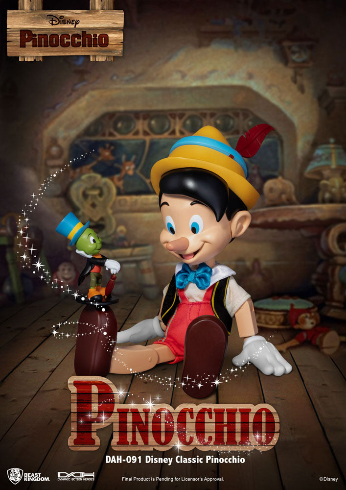 Disney Classic Figura Dynamic 8ction Heroes 1/9 Pinocchio 18 cm