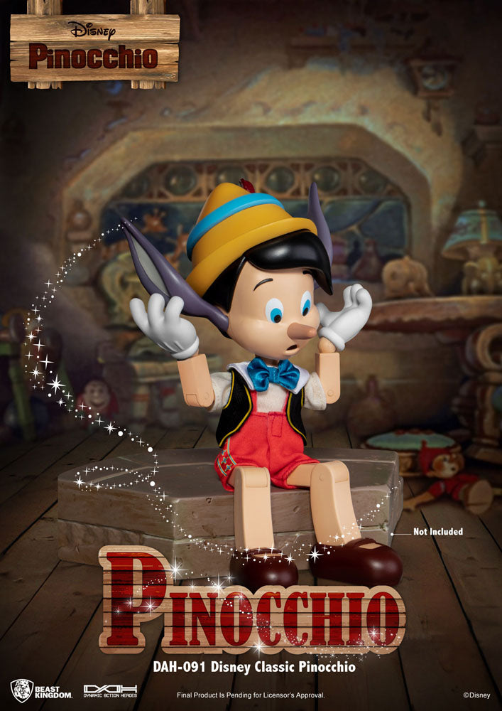 Disney Classic Figura Dynamic 8ction Heroes 1/9 Pinocchio 18 cm