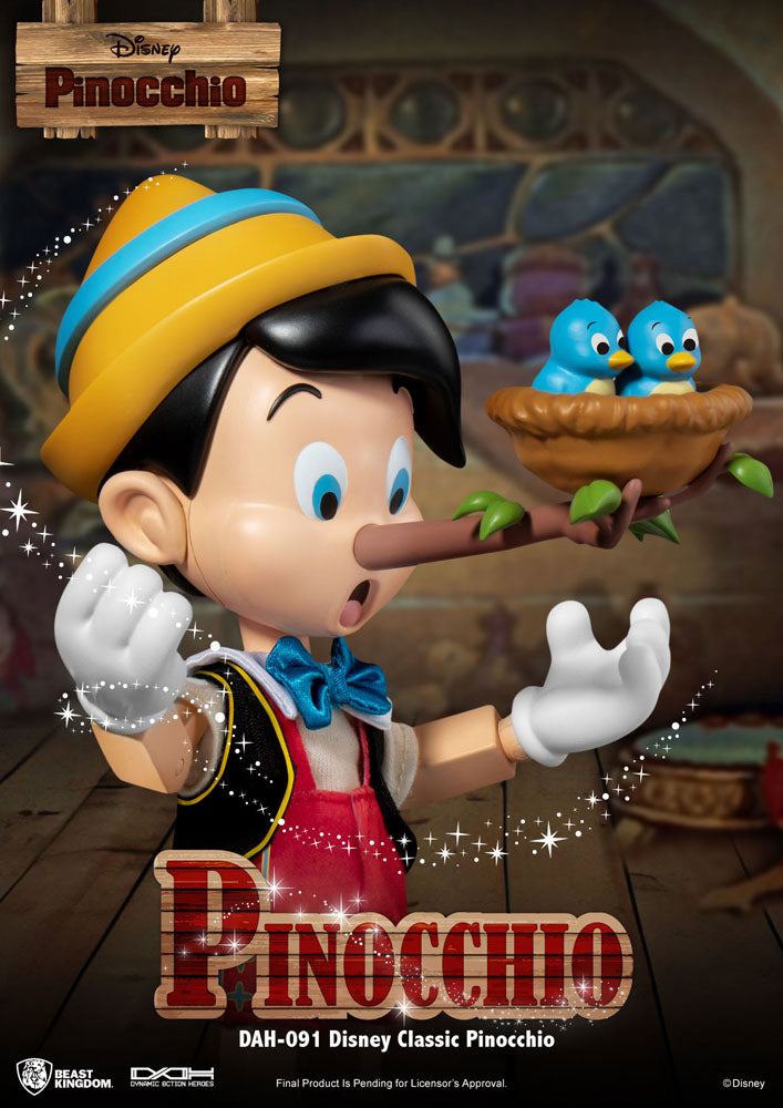 Disney Classic Figura Dynamic 8ction Heroes 1/9 Pinocchio 18 cm