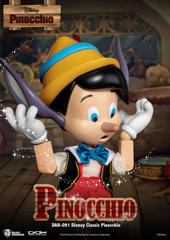 Disney Classic Figura Dynamic 8ction Heroes 1/9 Pinocchio 18 cm