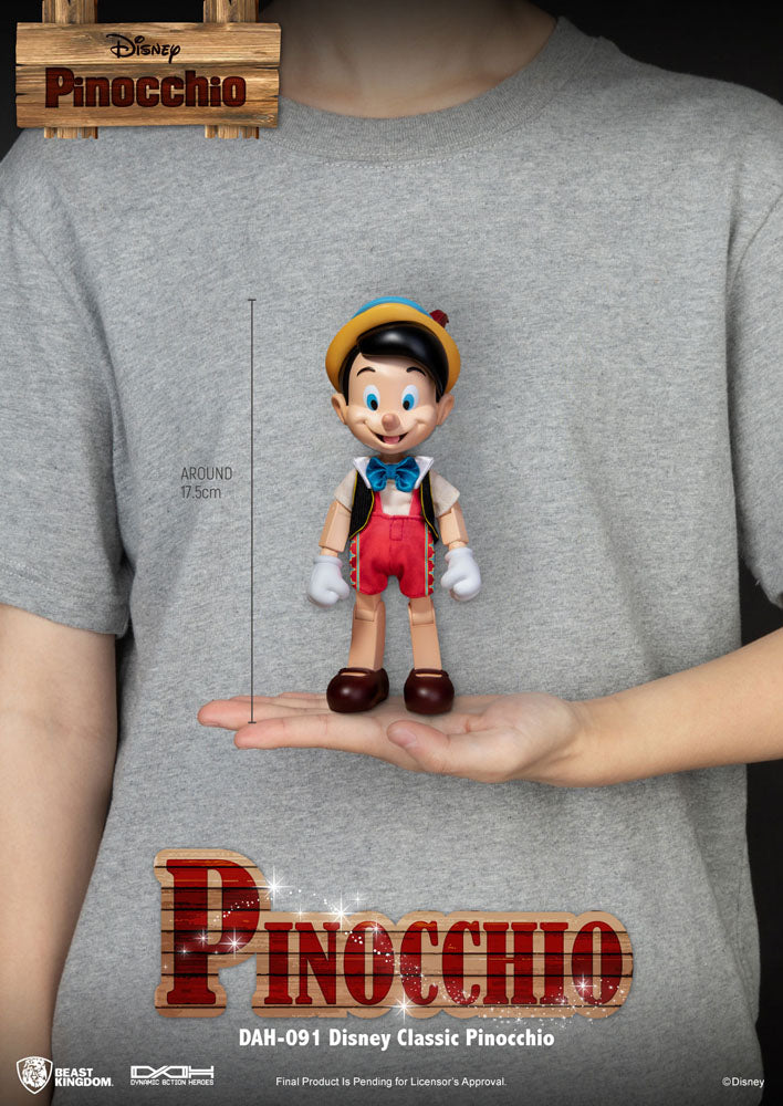 Disney Classic Figura Dynamic 8ction Heroes 1/9 Pinocchio 18 cm