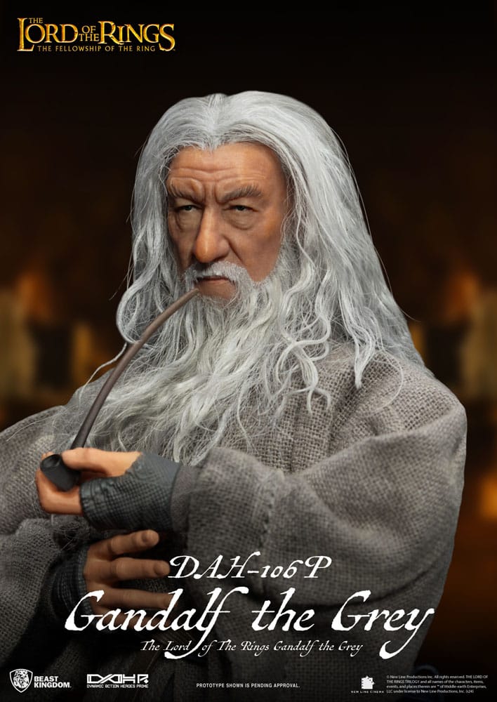 El Señor de los Anillos Figura Dynamic 8ction Heroes 1/9 Gandalf the Grey 21 cm