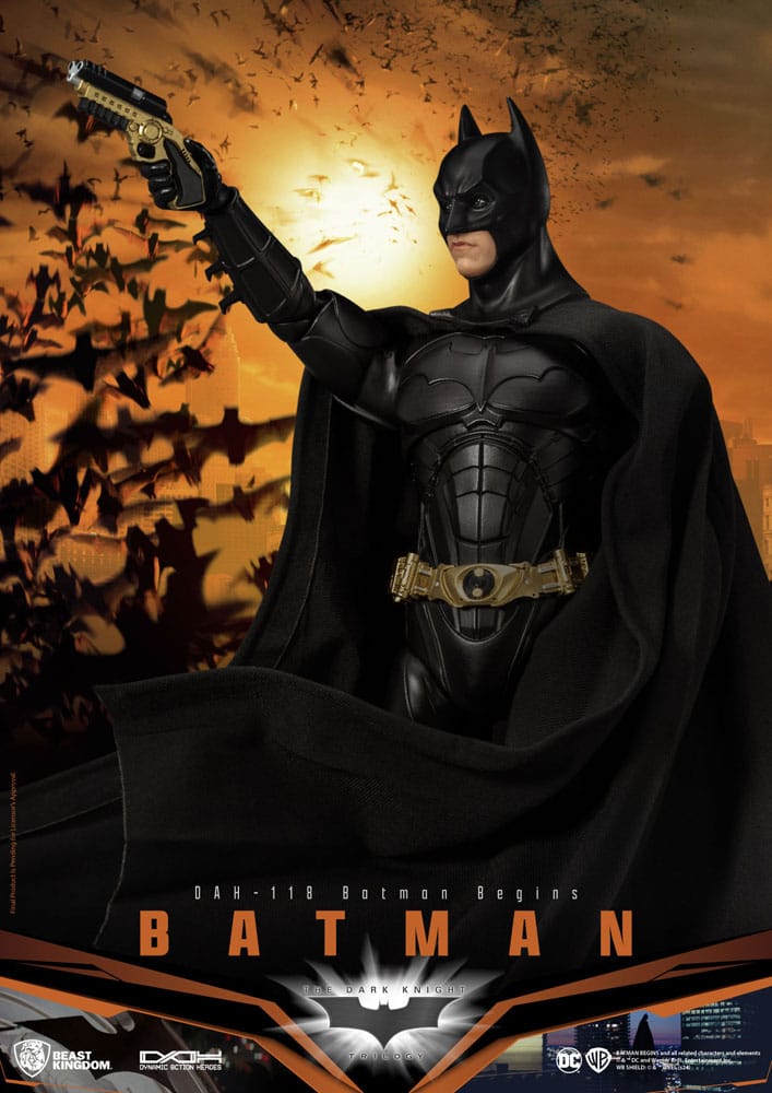 DC Comics Figura Dynamic 8ction Heroes 1/9 Batman (Batman Begins) 21 cm