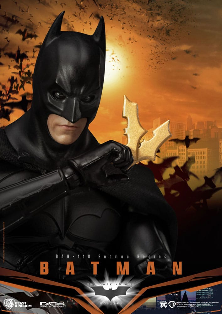 DC Comics Figura Dynamic 8ction Heroes 1/9 Batman (Batman Begins) 21 cm