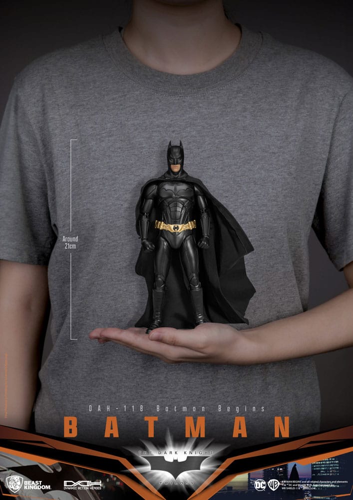 DC Comics Figura Dynamic 8ction Heroes 1/9 Batman (Batman Begins) 21 cm