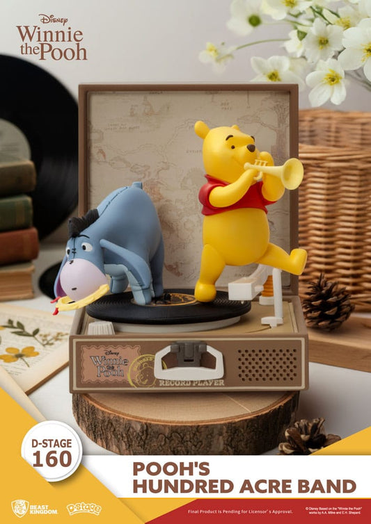 Winnie-the-Pooh Record Player Series Figura de PVC Pooh's Hundred Acre Band 12 cm - Z POP Toys