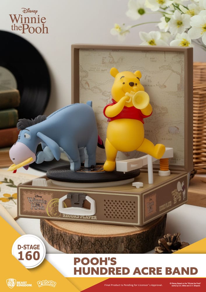 Winnie-the-Pooh Record Player Series Figura de PVC Pooh's Hundred Acre Band 12 cm - Z POP Toys