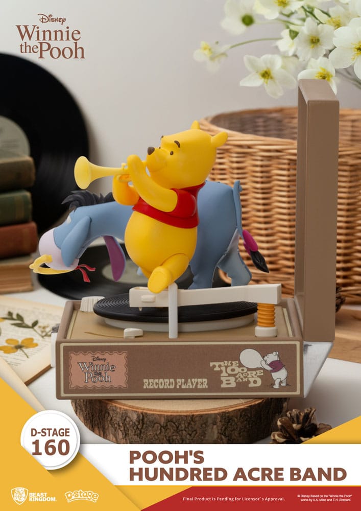 Winnie-the-Pooh Record Player Series Figura de PVC Pooh's Hundred Acre Band 12 cm - Z POP Toys