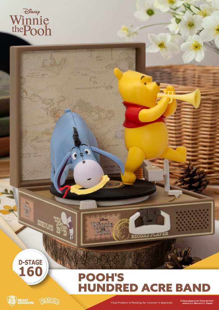 Winnie-the-Pooh Record Player Series Figura de PVC Pooh's Hundred Acre Band 12 cm - Z POP Toys